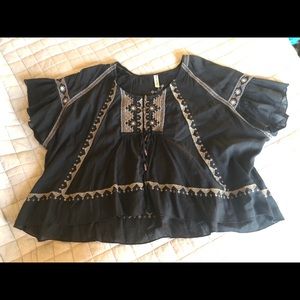 Free People Flowy Blouse